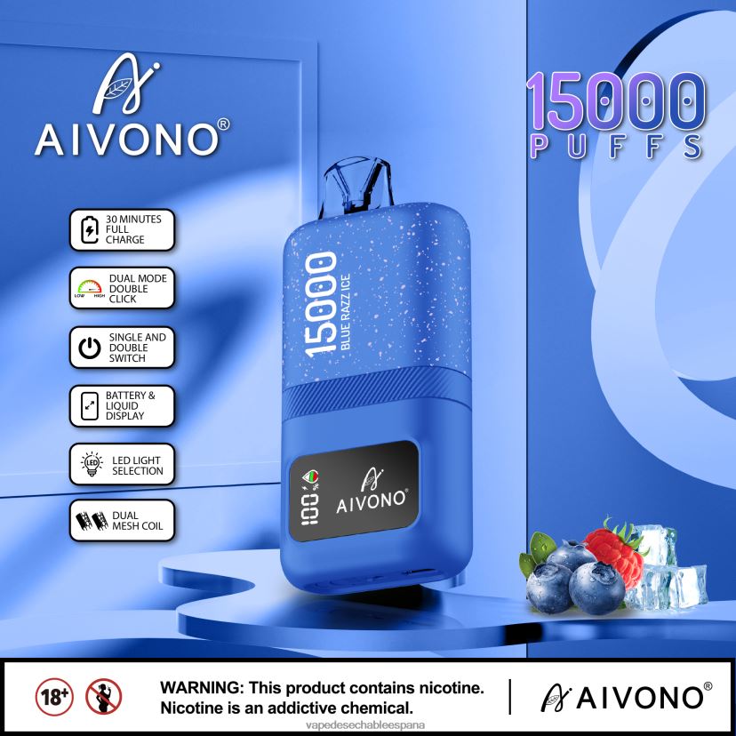 Aivono AIM magic 15000 hielo azul - D6NB8D64 Vape Desechable España