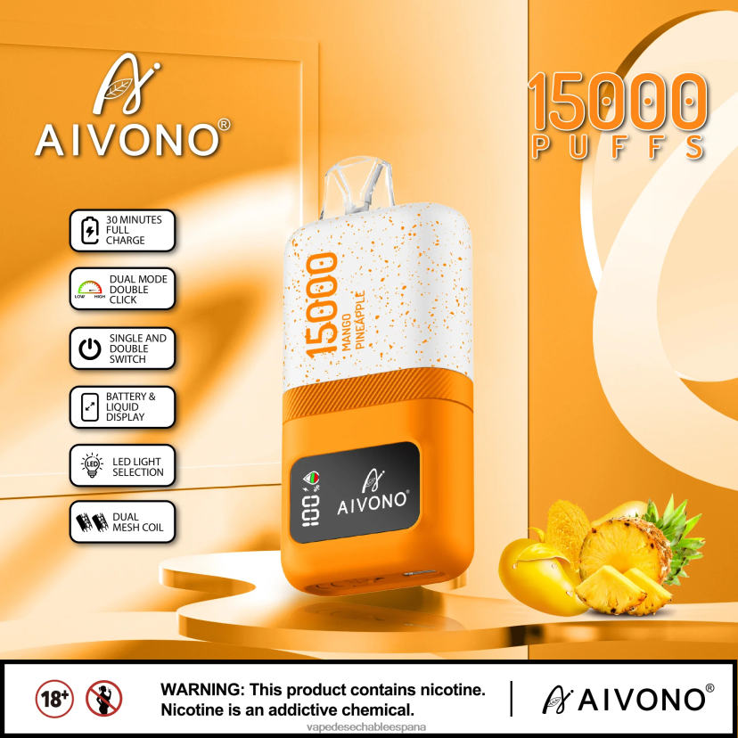 Aivono AIM magic 15000 mango piña - D6NB8D69 Vape España