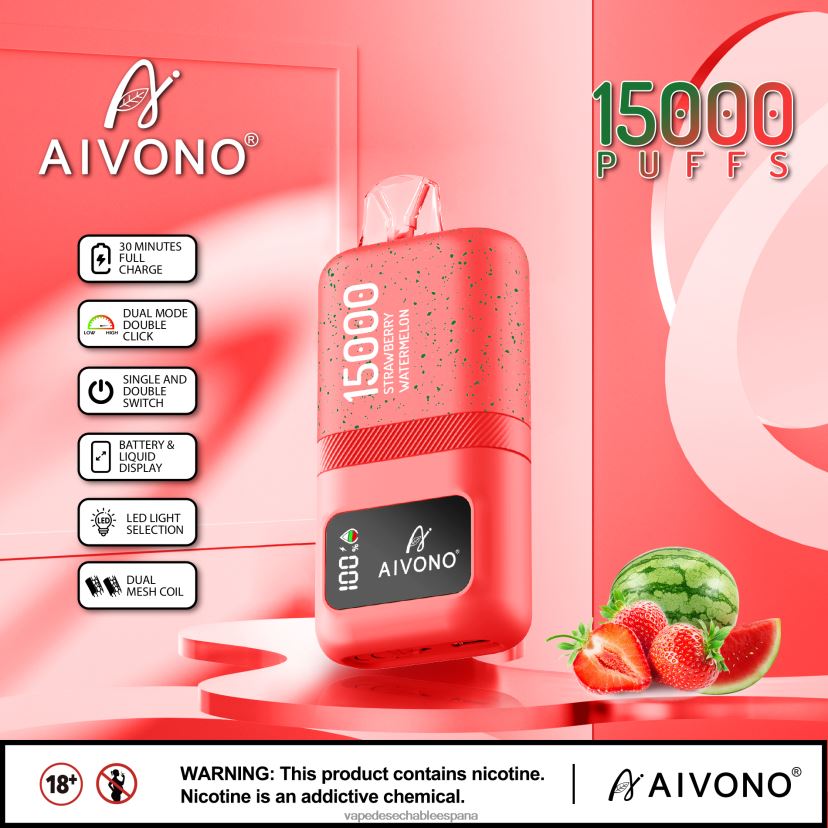 Aivono AIM magic 15000 sandia fresa - D6NB8D58 Vape Desechable España