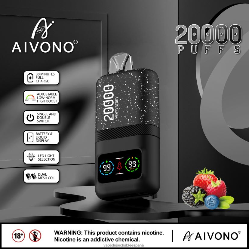 Aivono AIM magic 20000 bayas mixtas - D6NB8D78 Vape Desechable España