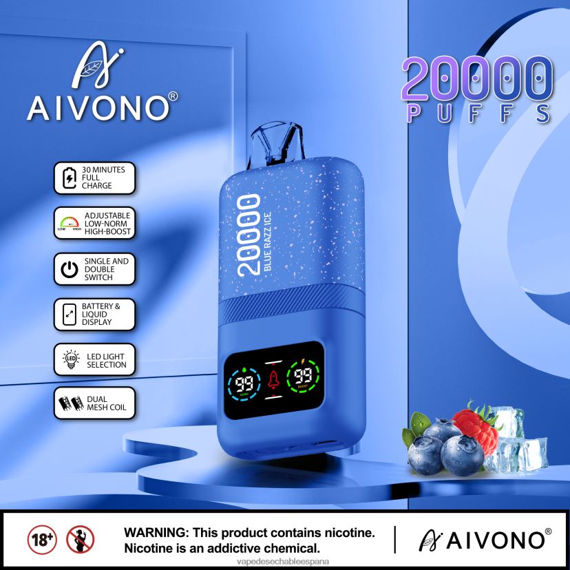 Aivono AIM magic 20000 hielo azul - D6NB8D79 Vape España