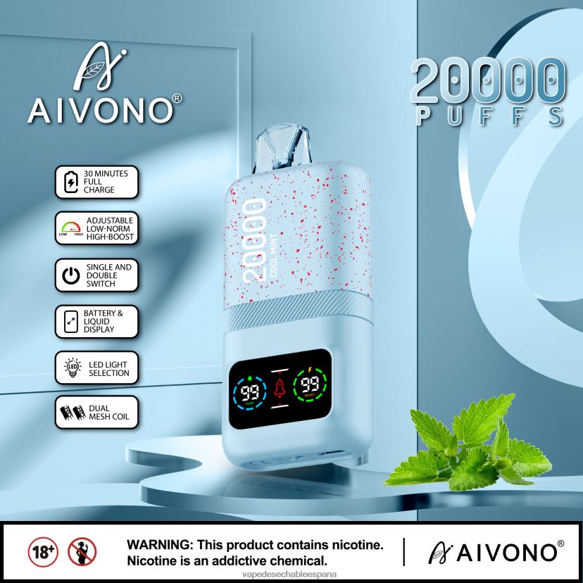 Aivono AIM magic 20000 menta fresca - D6NB8D84 Vape Desechable España