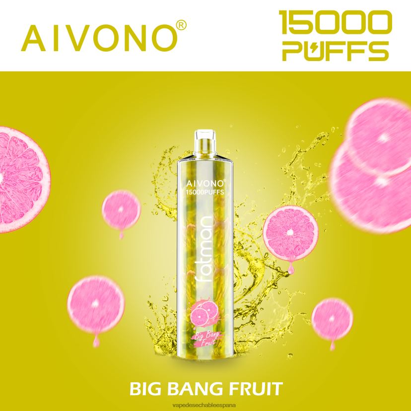 Aivono FATMAN 15000 fruta del big bang - D6NB8D16 Vape Desechable España