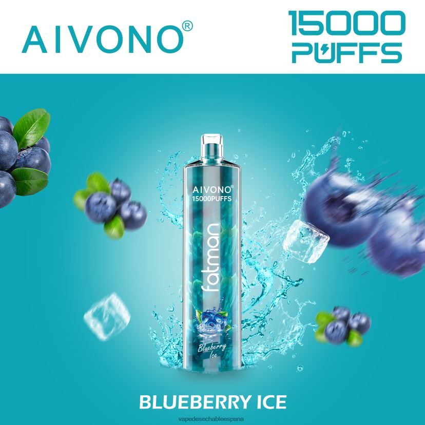 Aivono FATMAN 15000 hielo de arándanos - D6NB8D14 Vape Desechable España