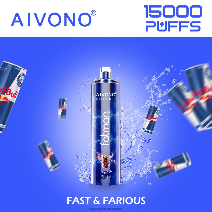 Aivono FATMAN 15000 rapido y furioso - D6NB8D18 Vape Desechable España