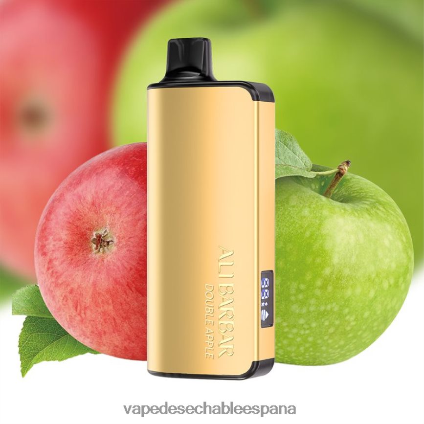 Alibarbar Ingot 20000 vaporizadores desechables manzana doble 402HB247 Vape Bang Box 12000