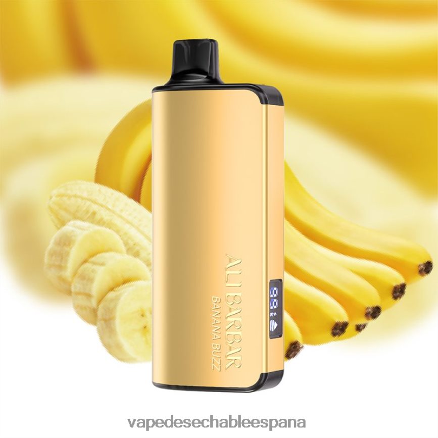 Alibarbar Ingot 20000 vaporizadores desechables zumbido de plátano 402HB246 Vape España
