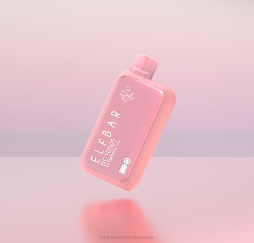 hielo de fresa