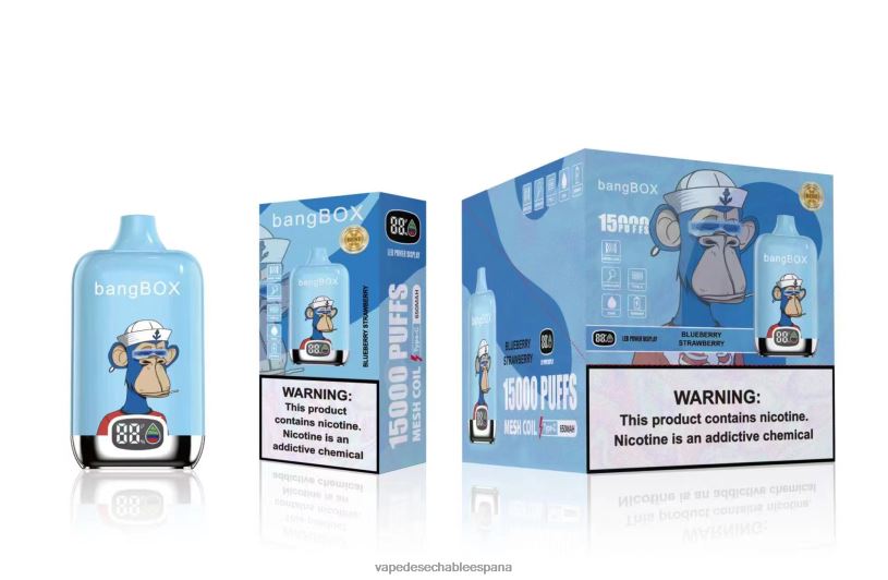 Fume Vape España RB4TN38 fresa arándano - Bang Box 15000 bocanadas