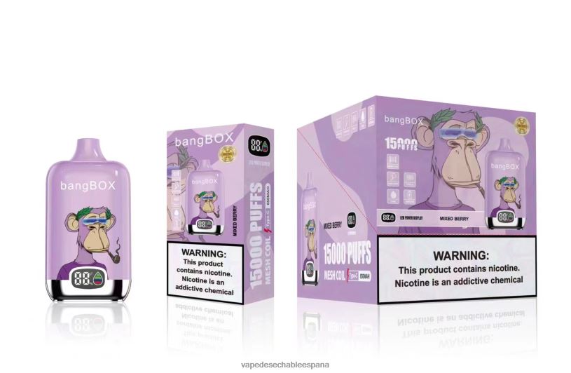 Fume Vape España RB4TN41 bayas mixtas - Bang Box 15000 bocanadas
