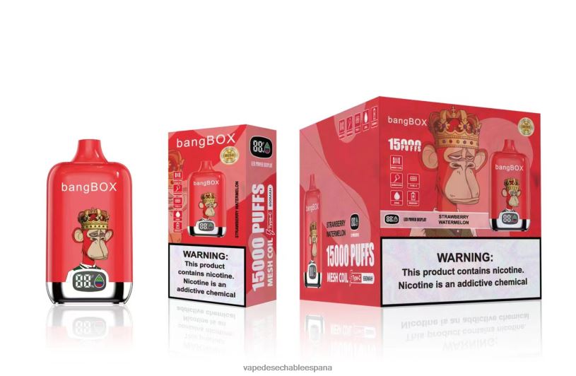 Fume Vape España RB4TN47 sandia fresa - Bang Box 15000 bocanadas