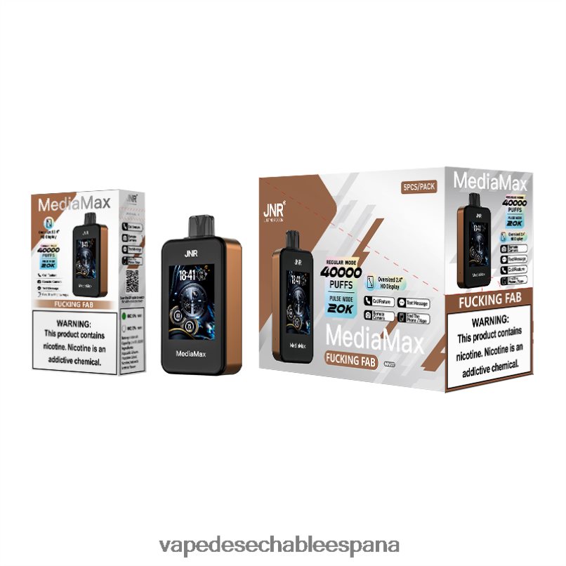 JNR MediaMax bocanada de 40k jodidamente fabuloso T60F6R13 - Vape Outlet