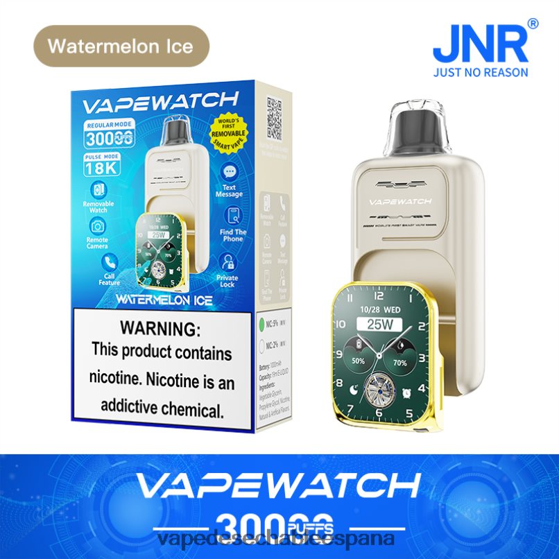 JNR reloj vapeador hielo de sandia T60F6R9 - Vape España