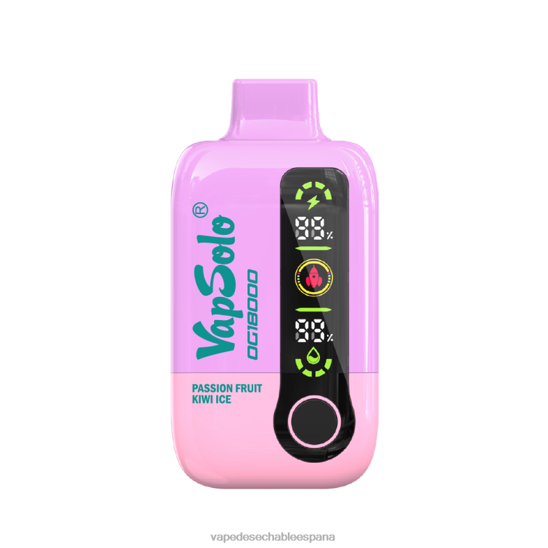 VapSolo dg18000 - Vape Desechable España 8LD4V4 Hielo de kiwi y maracuyá
