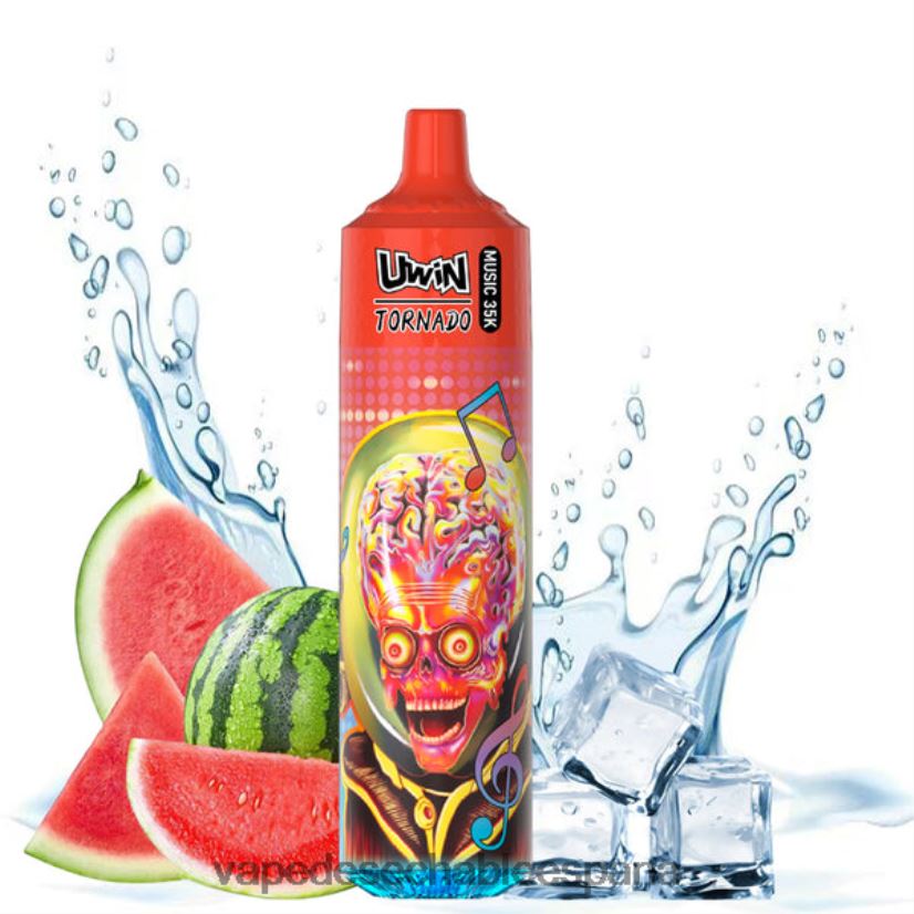 Vape Desechable España hielo de sandia | UWIN CRYSTAL vaporizador desechable 35k 06V4DN20
