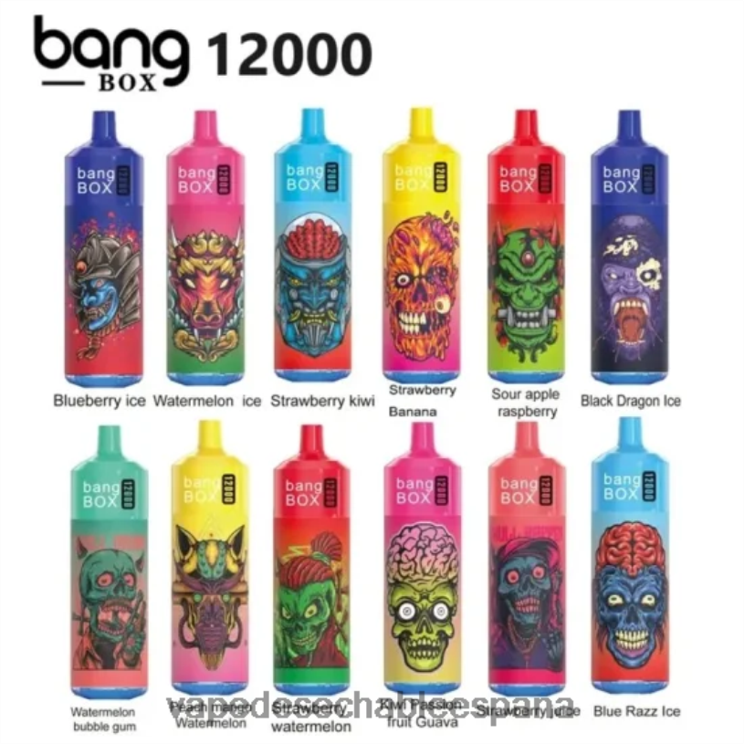 Vape España RB4TN37 desechable - Bang Box Luz rgb de 12000 bocanadas