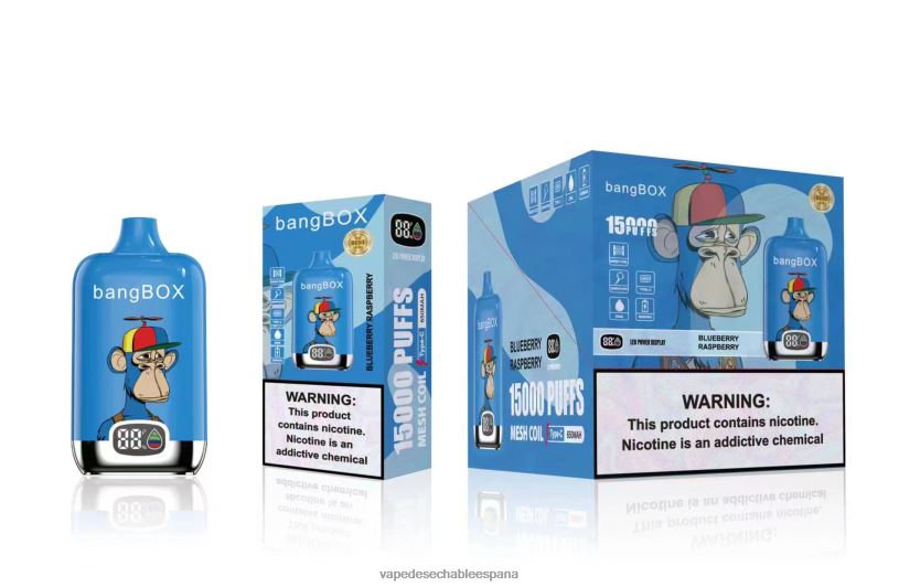 Vape España RB4TN46 frambuesa arándano - Bang Box 15000 bocanadas