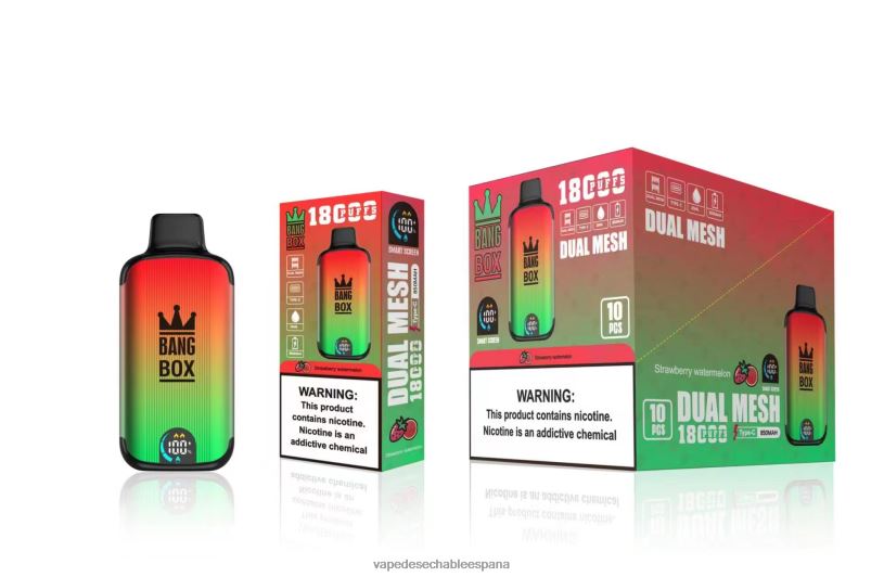Vape España RB4TN88 sandia fresa - Bang Box 18000 bocanadas
