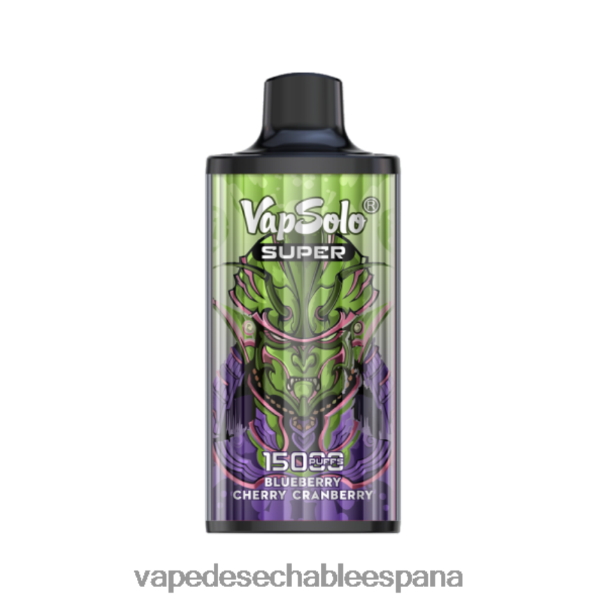 Vapsolo SUPER vaporizador desechable arándano cereza arándano 402HB2128 Vape Recargable