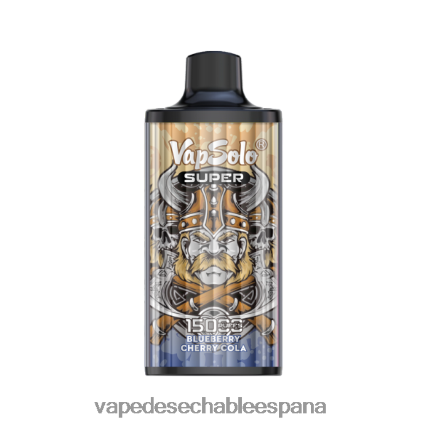 Vapsolo SUPER vaporizador desechable cola de arándanos y cerezas 402HB2127 Vape Bang Box 12000