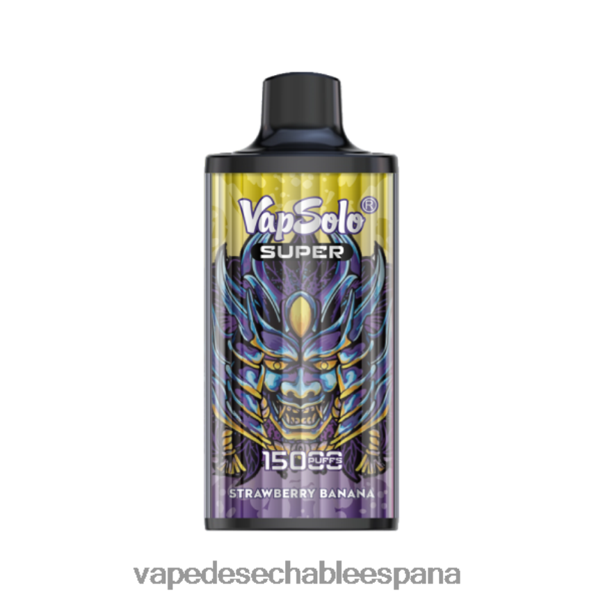 Vapsolo SUPER vaporizador desechable plátano fresa 402HB2134 Fume Vape España