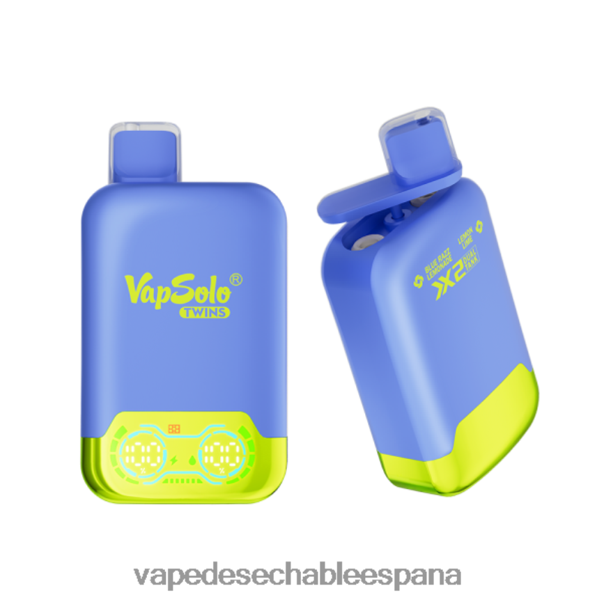 Vapsolo TWINS vaporizador desechable limonada blue razz y lima limón 402HB2138 Vape Recargable