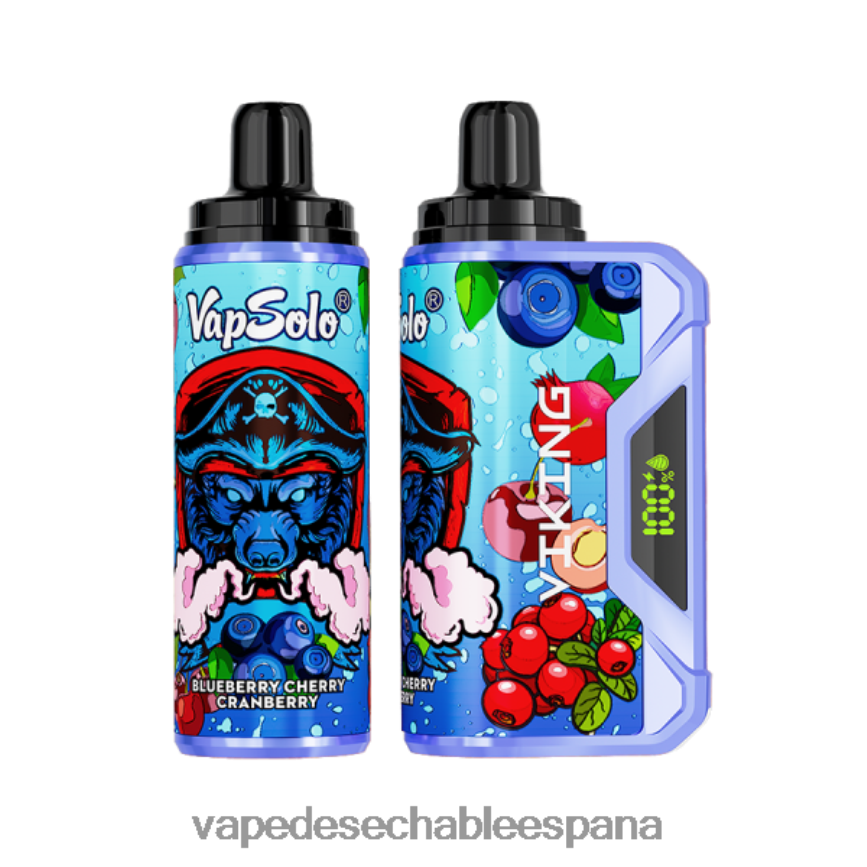 Vapsolo VIKING vaporizador desechable arándano cereza arándano 402HB2149 Fume Vape España