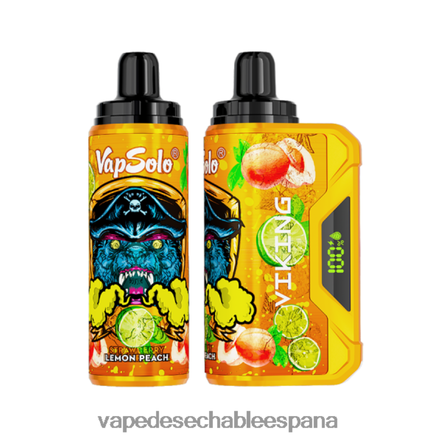 Vapsolo VIKING vaporizador desechable durazno limon 402HB2153 Vape Recargable