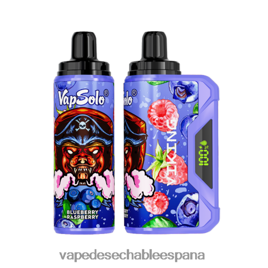 Vapsolo VIKING vaporizador desechable frambuesa arándano 402HB2150 Vape Desechable España