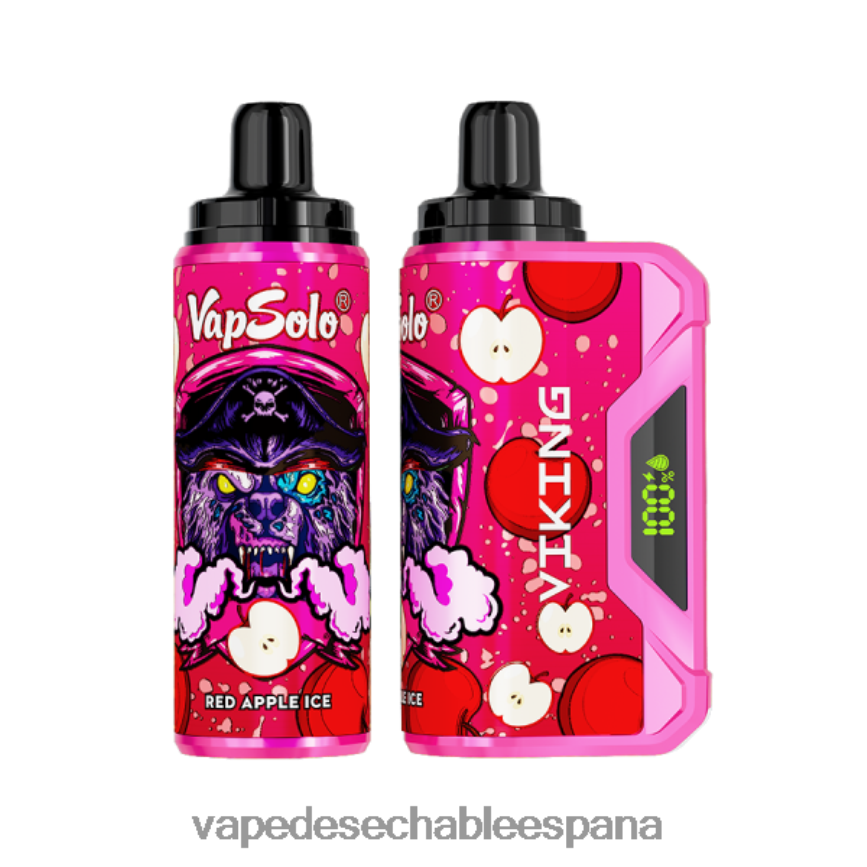 Vapsolo VIKING vaporizador desechable hielo de manzana roja 402HB2154 Fume Vape España