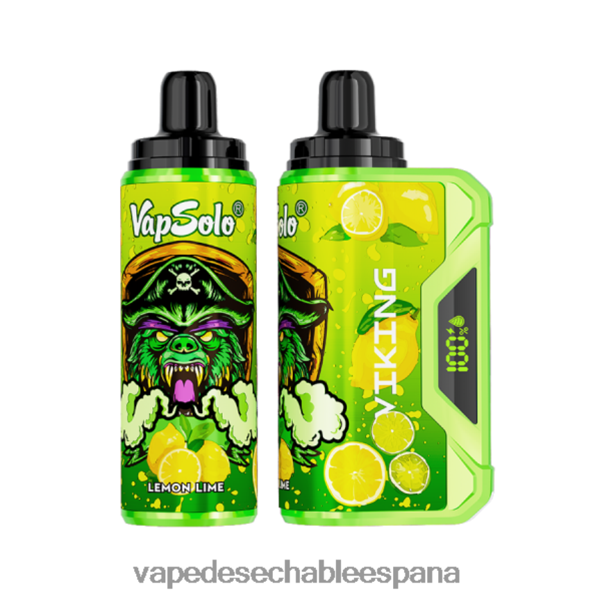 Vapsolo VIKING vaporizador desechable lima limon 402HB2152 Vape Bang Box 12000