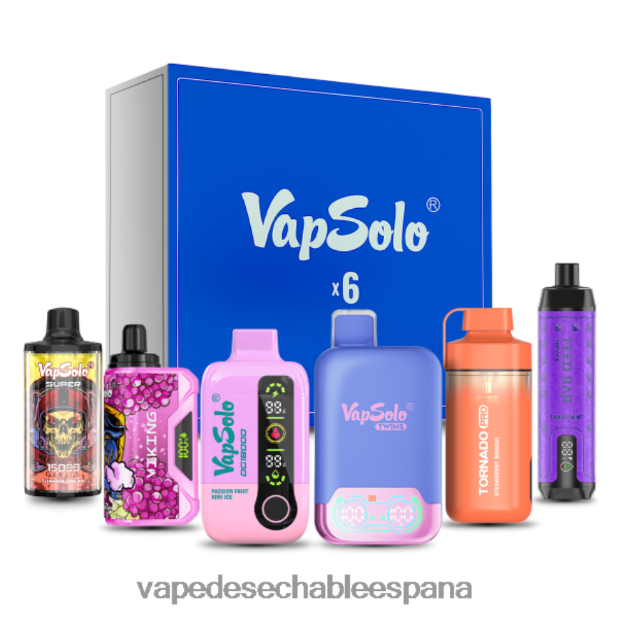 Vapsolo conjunto de caja sorpresa sabores aleatorios 402HB2137 Vape Bang Box 12000