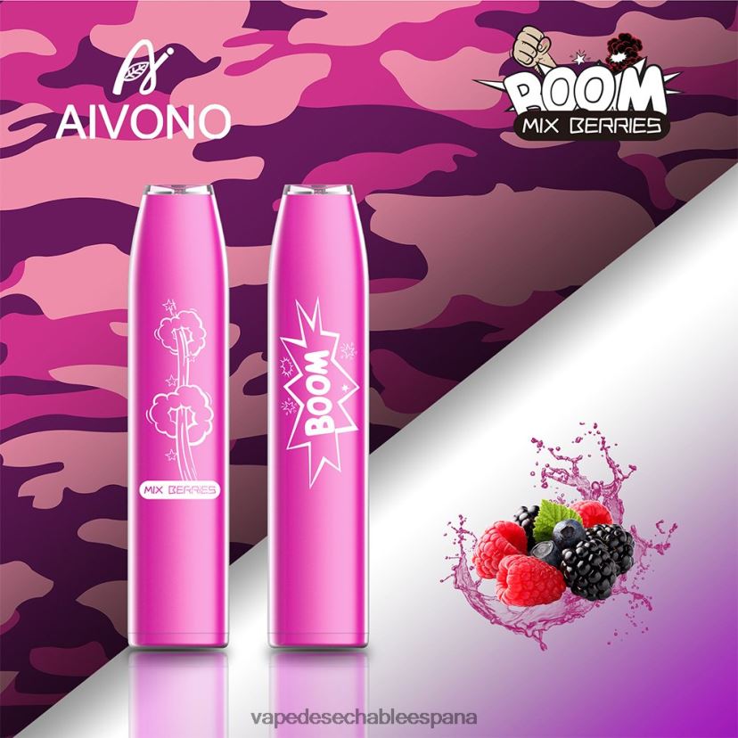 Aivono AIM BOOM 600 bayas mixtas - D6NB8D361 Vape España