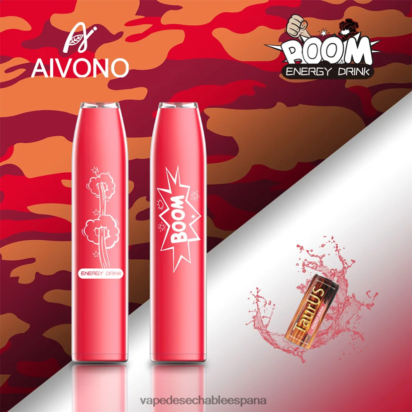 Aivono AIM BOOM 600 bebida energética - D6NB8D358 Vape Desechable España