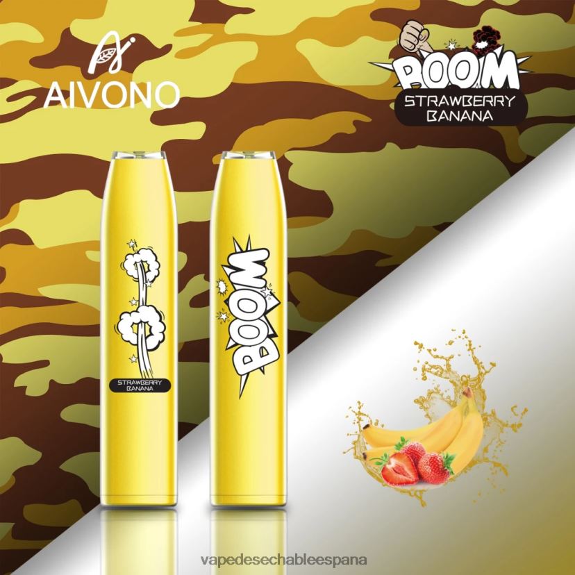 Aivono AIM BOOM 600 plátano fresa - D6NB8D363 Vape España