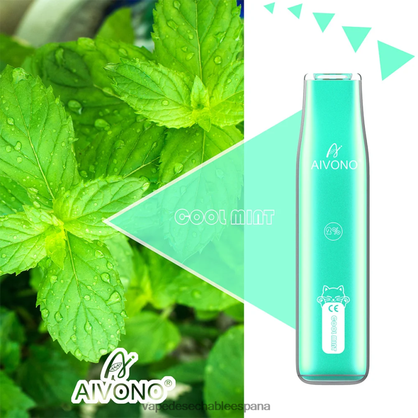 Aivono AIM CAT 400 menta fresca - D6NB8D336 Vape Desechable España