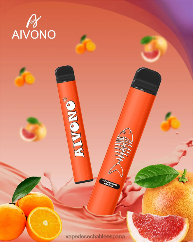 Aivono AIM FISHBONE 600 naranja pomelo - D6NB8D280 Vape Desechable España