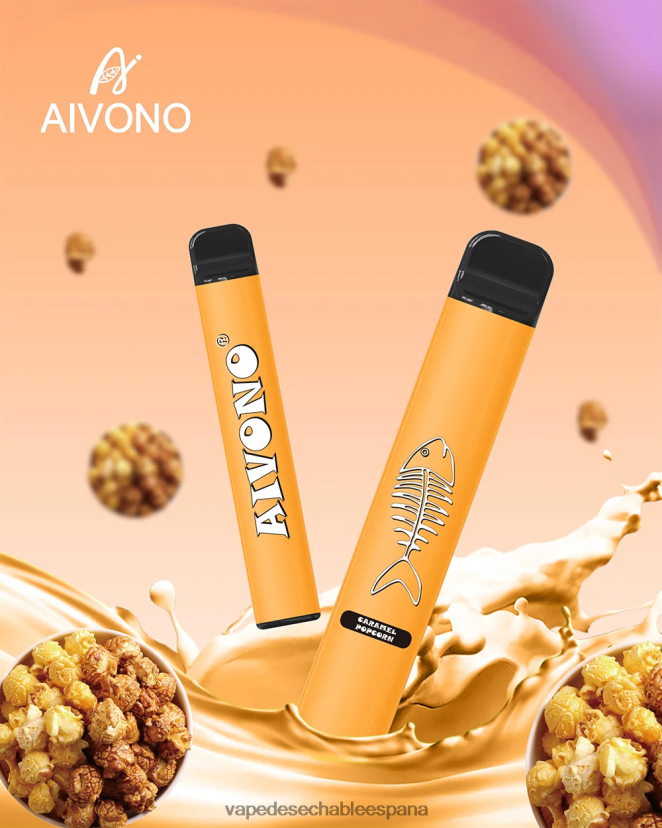 Aivono AIM FISHBONE 600 palomitas de caramelo - D6NB8D286 Vape Desechable España