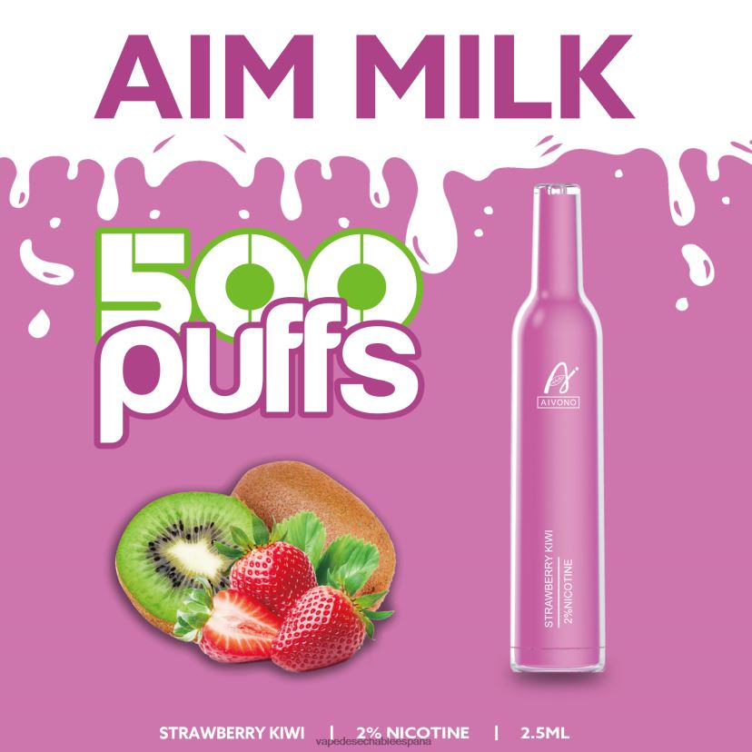 Aivono AIM MILK 500 kiwi fresa - D6NB8D271 Vape España
