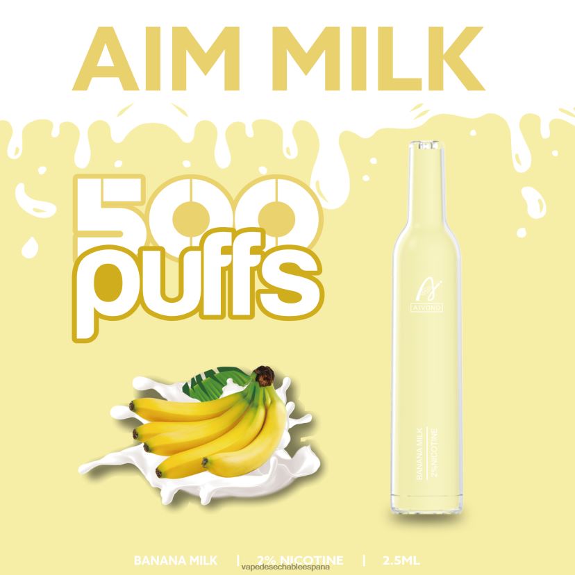 Aivono AIM MILK 500 leche de plátano - D6NB8D275 Vape España