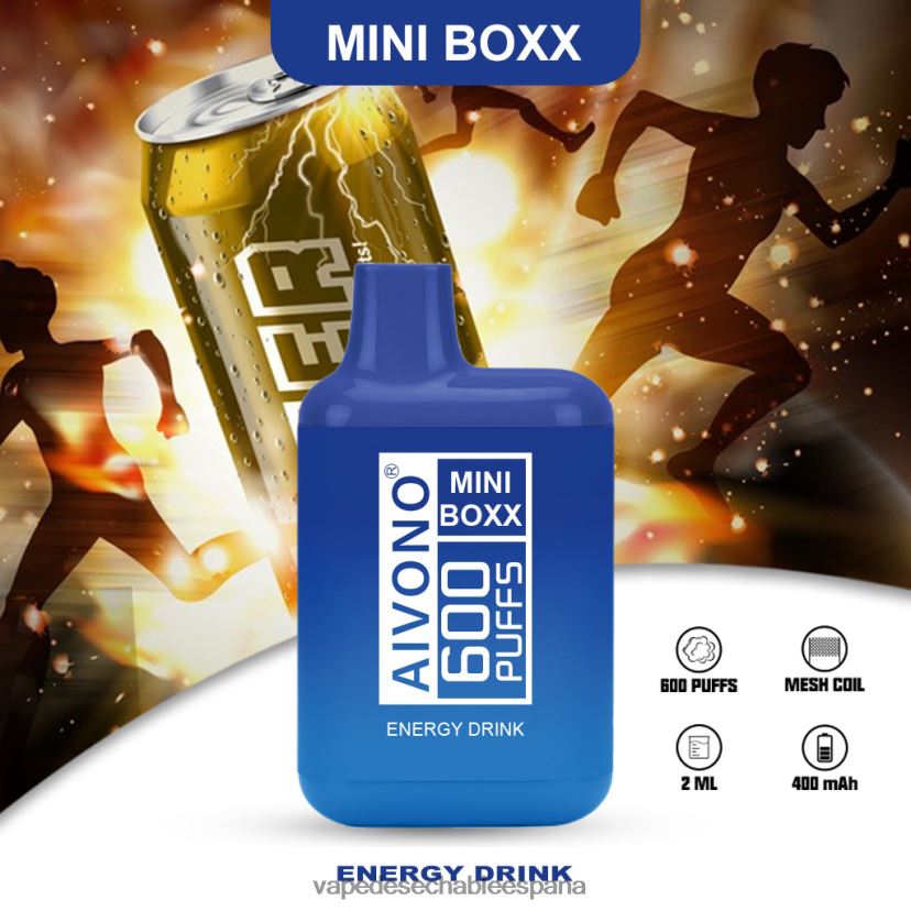 Aivono AIM MINI BOXX 600 bebida energética - D6NB8D237 Vape España
