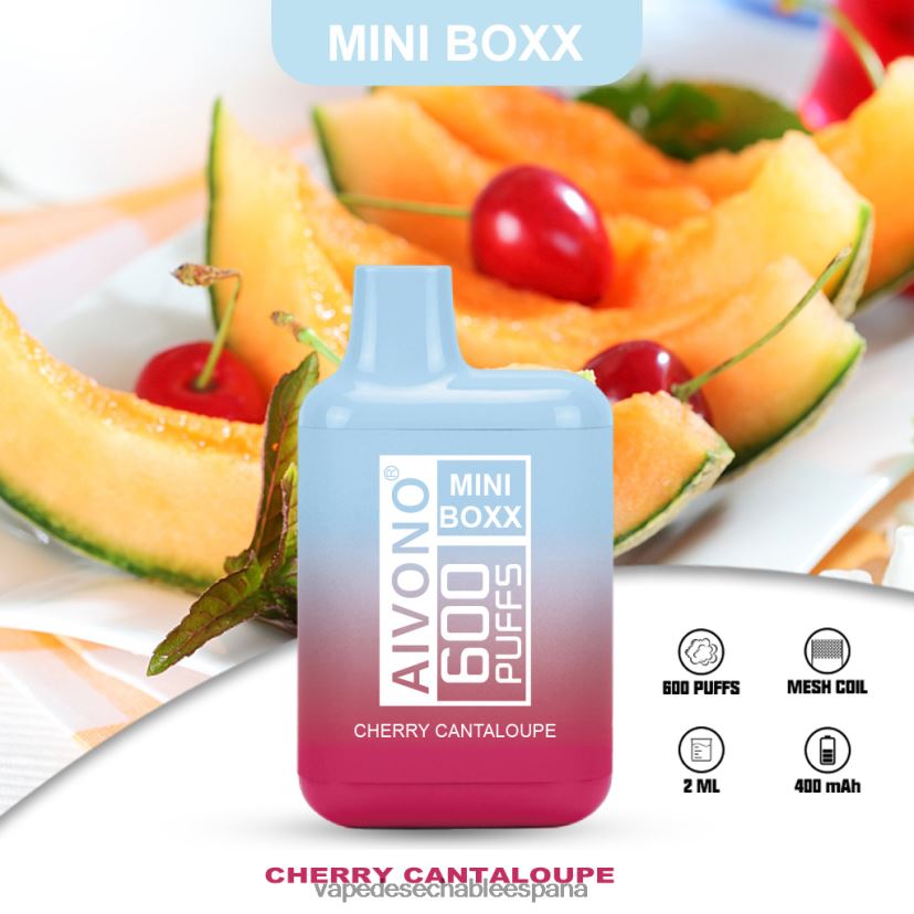 Aivono AIM MINI BOXX 600 melón cereza - D6NB8D239 Vape España