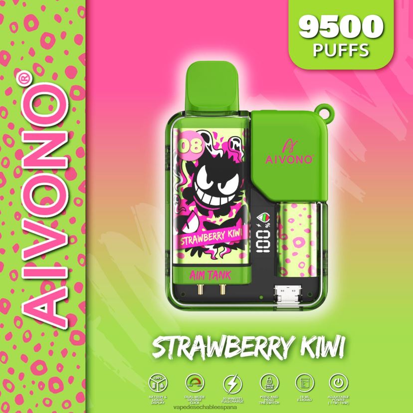 Aivono AIM TANK 9500 kiwi fresa - D6NB8D47 Vape España