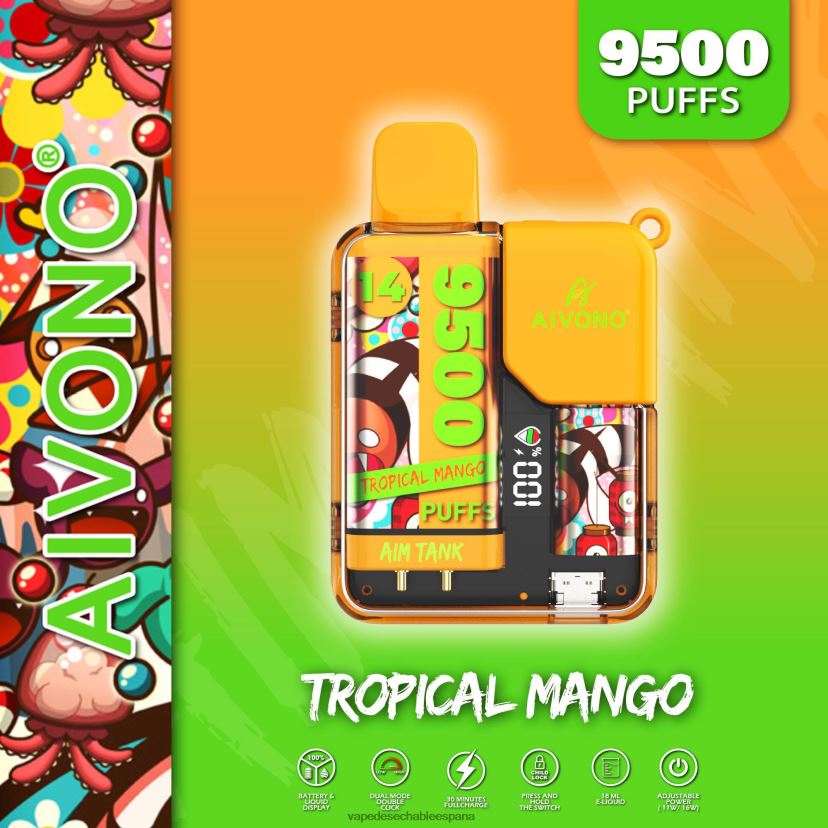 Aivono AIM TANK 9500 mango tropical - D6NB8D39 Vape España