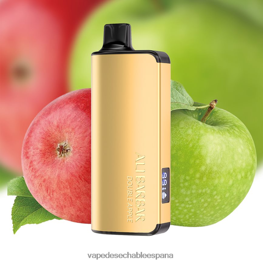 Alibarbar Ingot 9000 vaporizadores desechables manzana doble 402HB228 Vape Recargable