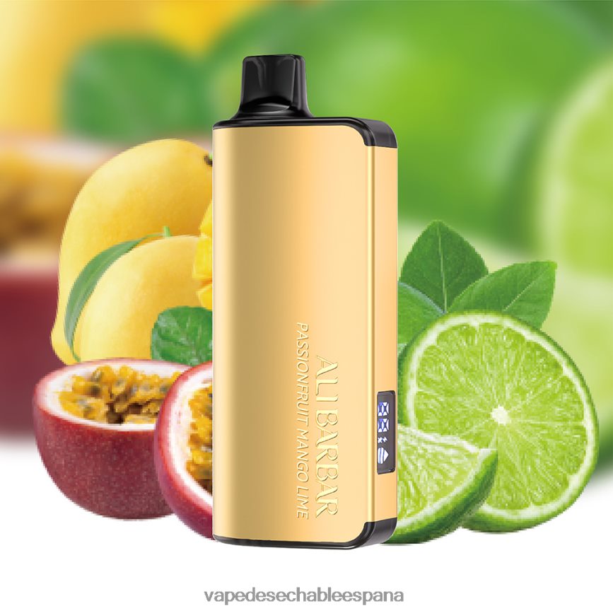 Alibarbar Ingot 9000 vaporizadores desechables maracuyá mango lima 402HB222 Vape Bang Box 12000