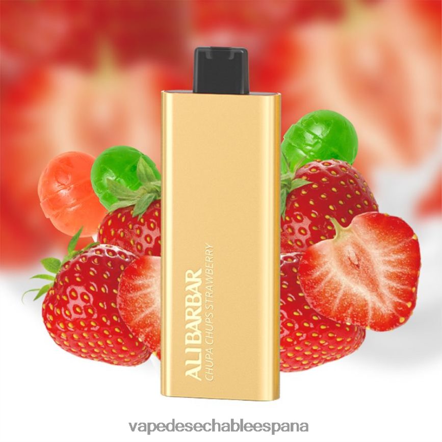 Alibarbar Pandora 7000 vaporizadores desechables chupa chups fresa 402HB253 Vape Recargable