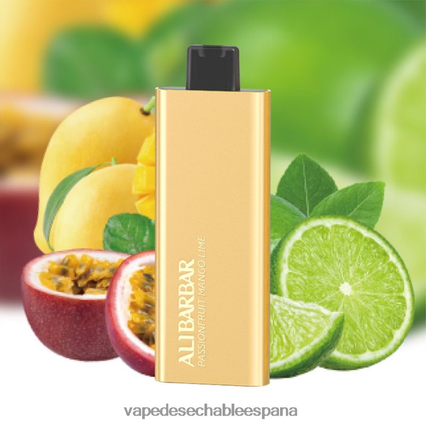 Alibarbar Pandora 7000 vaporizadores desechables maracuyá mango lima 402HB258 Vape Recargable