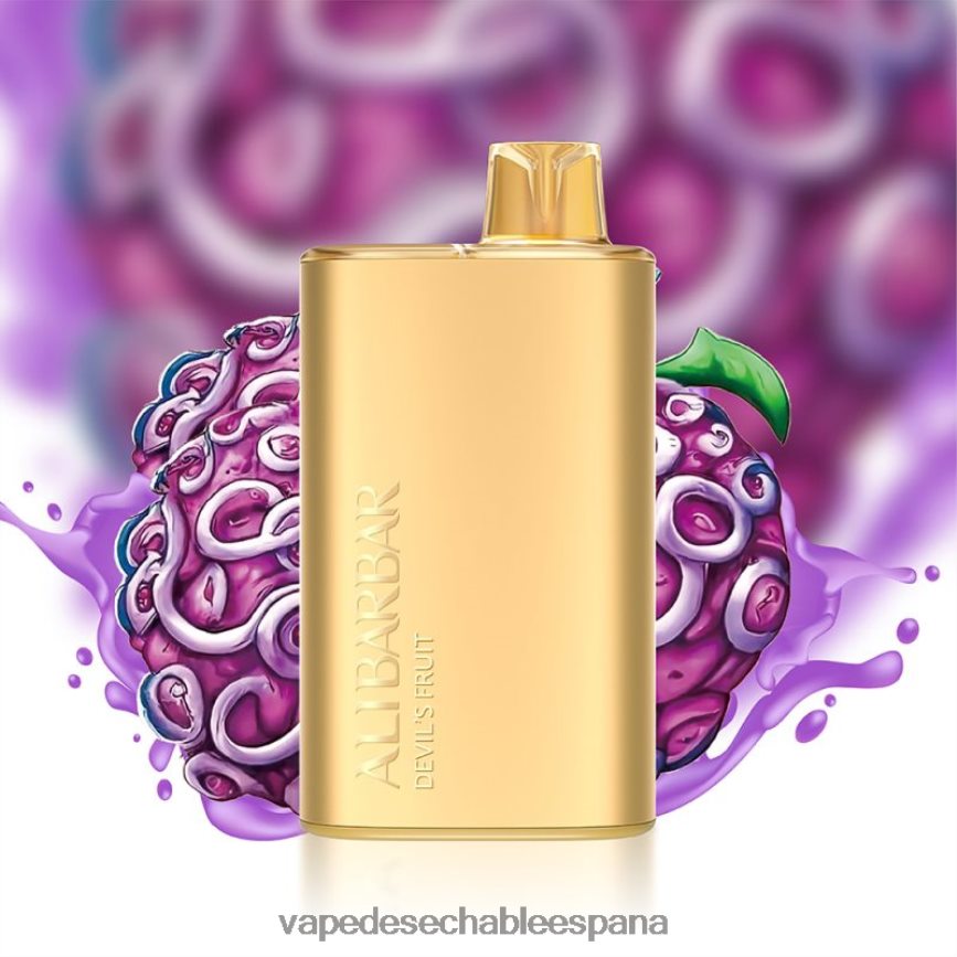 Alibarbar Rich 8000 vaporizadores desechables fruta del diablo 402HB24 Fume Vape España