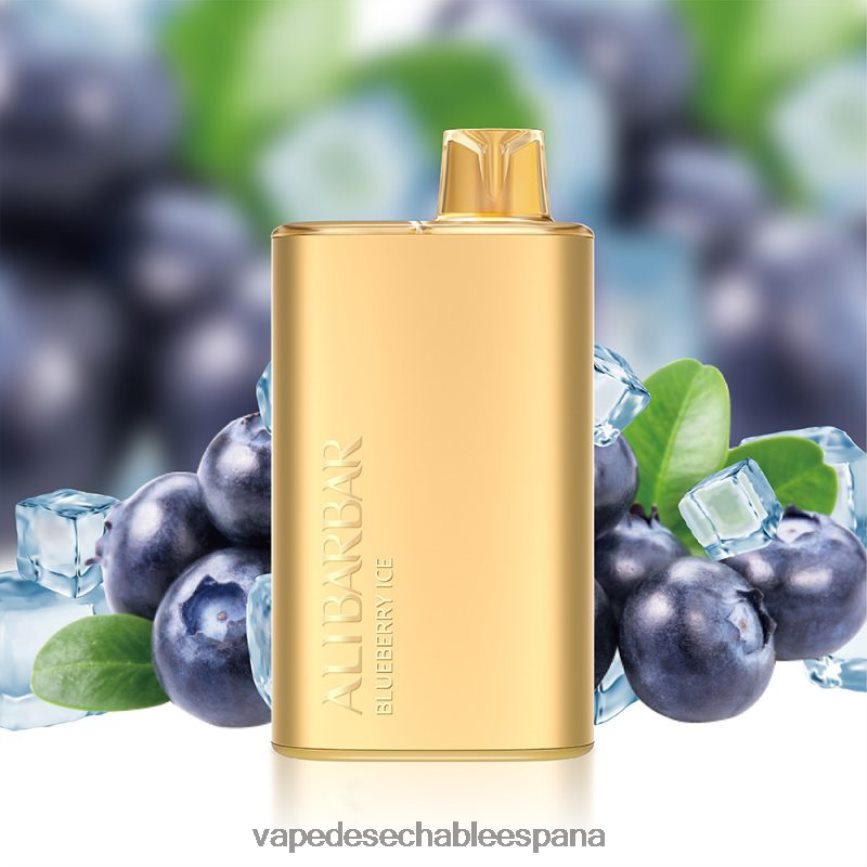 Alibarbar Rich 8000 vaporizadores desechables hielo de arándanos 402HB23 Vape Recargable